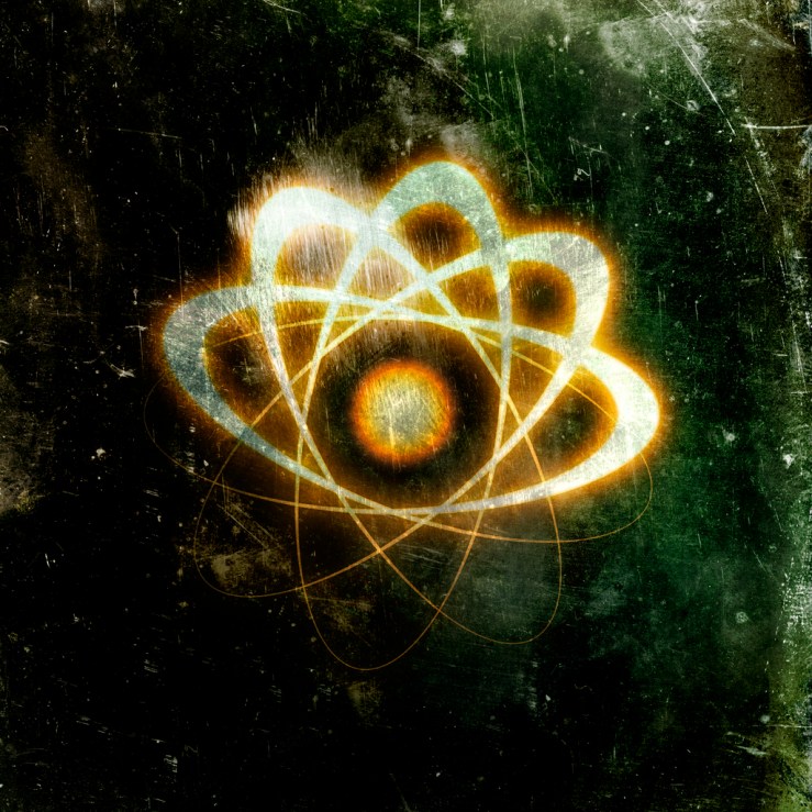 Dark Grunge Atomic Icon